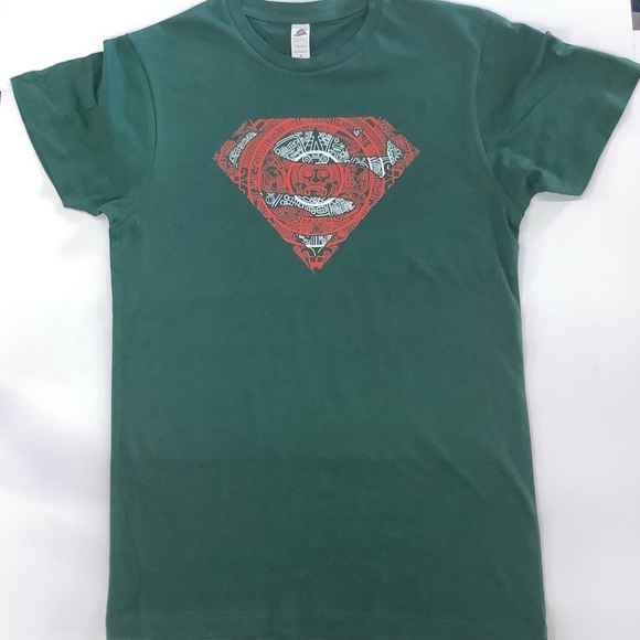 Mayan Superman Adult Tee - Picture 2 of 3